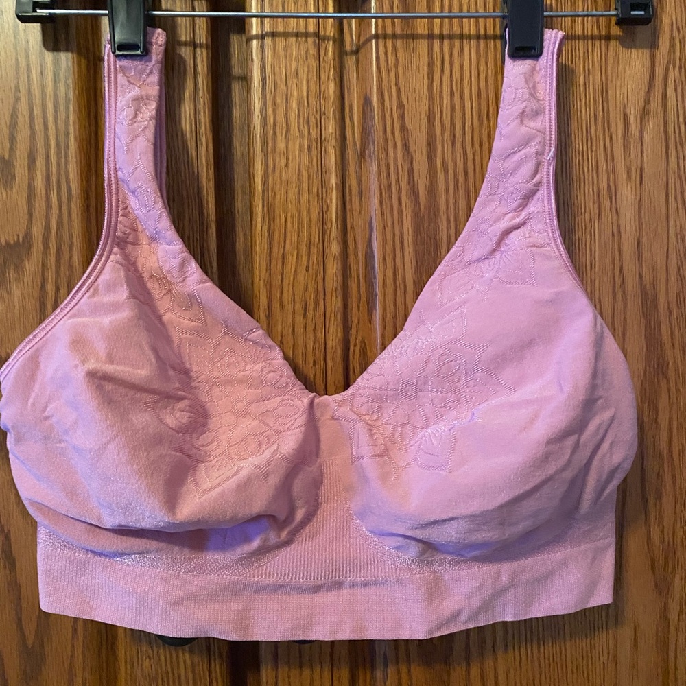 Bali Seamless Pink Bralette, XL